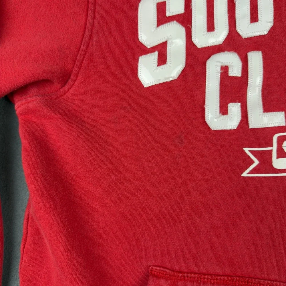 Southpole Classic Red Full Zip Hoodie Mens Large Y2K Streetwear Graphic Logo